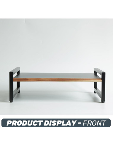 Soporte para Monitor WILDMOS de Metal y Madera 43.94x24.13cm