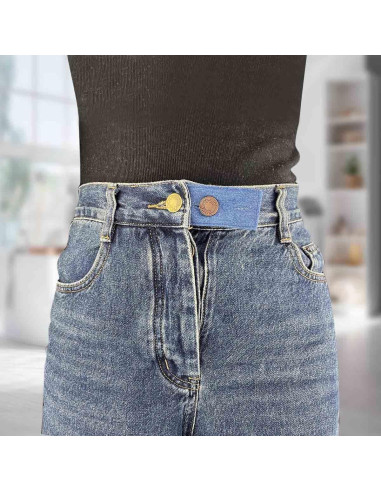 Extensores de Cintura de Mezclilla TKYPZY - 4 Piezas Ajustables