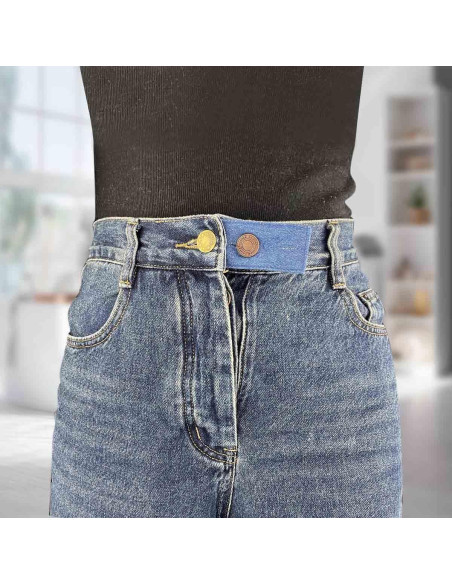 Extensores de Cintura de Mezclilla TKYPZY - 4 Piezas Ajustables