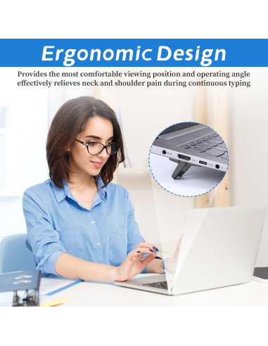 Soporte de Teclado Plegable Beibunhn Negro - 2 Piezas