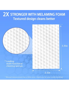 Hojas de Borrador Mágico SUPERASER 100 Piezas Melamina 2