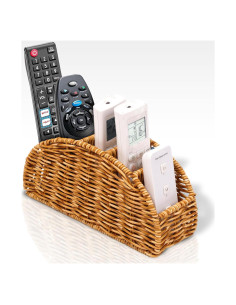 Organizador de Control Remoto Cantalop 5 Compartimentos Natural