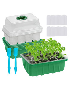 Kit de Germinación de Semillas Viaoone - 5 Bandejas 60 Celdas