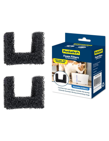 Filtros de Espuma PetSafe para Fuentes de Mascotas - Paquete de 2