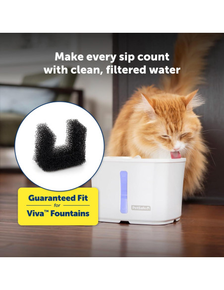 Filtros de Espuma PetSafe para Fuentes de Mascotas - Paquete de 2 Filtros de Espuma PetSafe para Fuentes de Mascotas - Paquete de 2