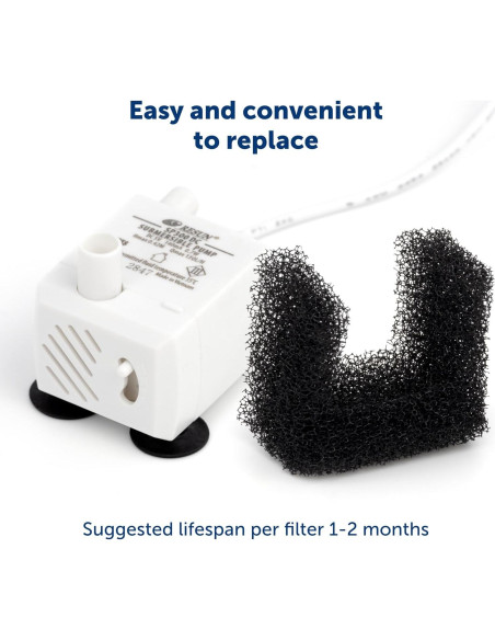 Filtros de Espuma PetSafe para Fuentes de Mascotas - Paquete de 2 Filtros de Espuma PetSafe para Fuentes de Mascotas - Paquete de 2