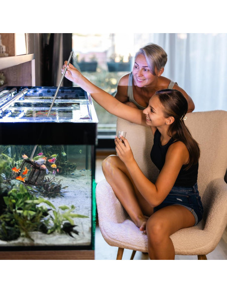 2 Piezas Red de Pesca Acuario QfwdfcTrenz Nylon 8x8cm