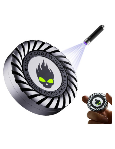 Spinner de Estrés Metálico 3-en-1 Berotok Plata - Juguete EDC