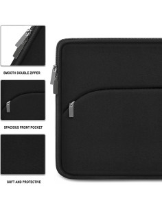 Funda para Laptop 14" MKLCCP Negra Slim con Bolsillo 2