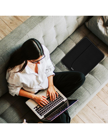 Funda para Laptop 14" MKLCCP Negra Slim con Bolsillo Funda para Laptop 14" MKLCCP Negra Slim con Bolsillo