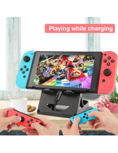 Soporte Plegable para Nintendo Switch y LITE Gbrand Ajustable 2