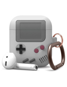 Estuche de Silicona Elago AW5 para AirPods 1 y 2 - Gris Claro