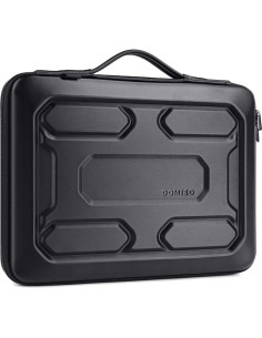Funda para Laptop 13.3" DOMISO Negra Impermeable y Acolchada 2