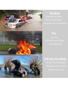 Herramienta de Escape de Auto COOSKIN VS-A2 2 en 1 Plata 2