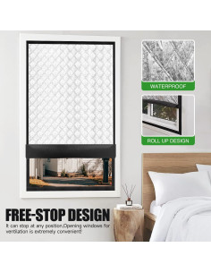Cubierta de Ventana Aislada ZYPeey 24x36" (61x91 cm) Térmica 2