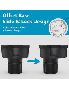 Expansor Soporte Tazas Seven Sparta Ajustable 8.9-10.2cm 2