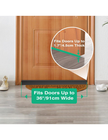 Tapón de Corrientes Lewondr 91.44 cm Impermeable Negro