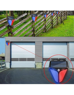 Luz de Advertencia Estroboscópica Solar Aolyty 90dB IP65 2