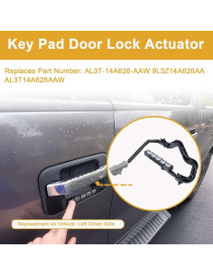 Actuador Teclado Puerta Sin Llave Ford F150 2009-2014 Negro 2