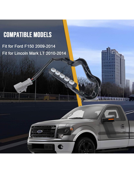 Actuador Teclado Puerta Sin Llave Ford F150 2009-2014 Negro