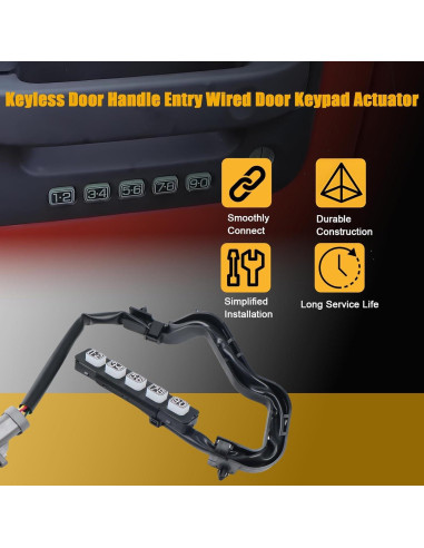 Actuador Teclado Puerta Sin Llave Ford F150 2009-2014 Negro