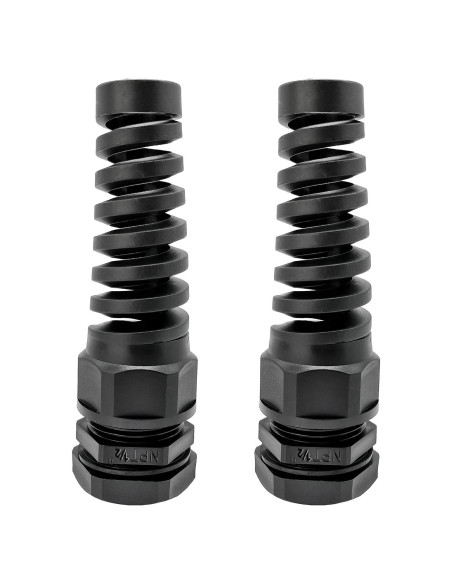 Glandes de Cable MGI 1/2" NPT Flexible - Paquete de 2