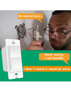 Interruptor Inteligente Zigbee Sin Neutro MartinJerry RP-ZB-S01 2