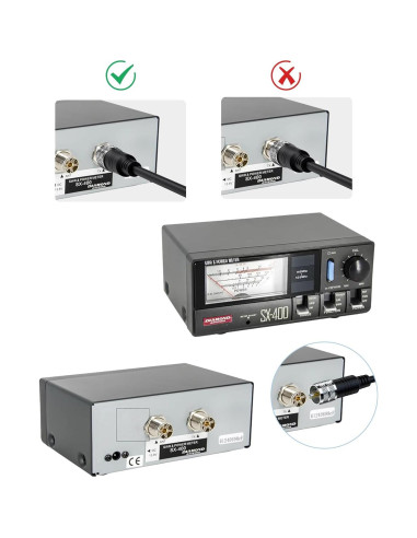 Cable Coaxial RG8X 9.14 m Foboiu UHF Macho a Macho 50 Ohm