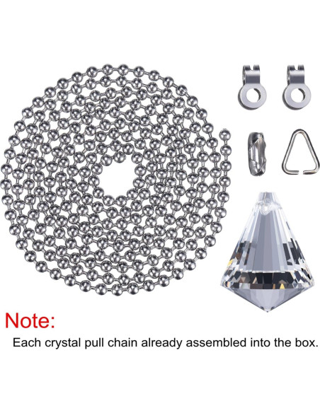 Cadenas de Tirar para Ventilador de Techo Jovitec 1m