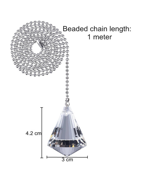 Cadenas de Tirar para Ventilador de Techo Jovitec 1m