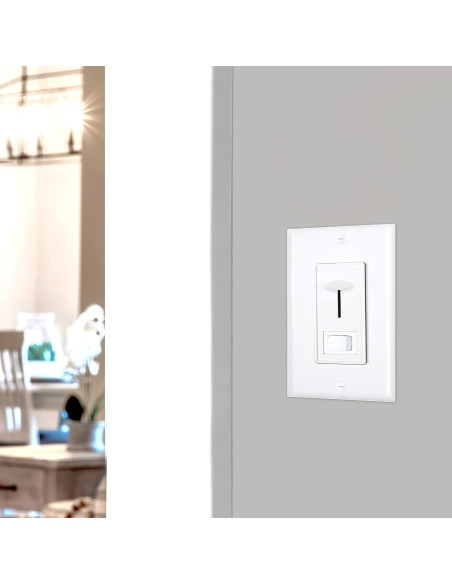 Interruptor de Luz Regulable Maxxima MEW-DM600 Blanco 600W Interruptor de Luz Regulable Maxxima MEW-DM600 Blanco 600W