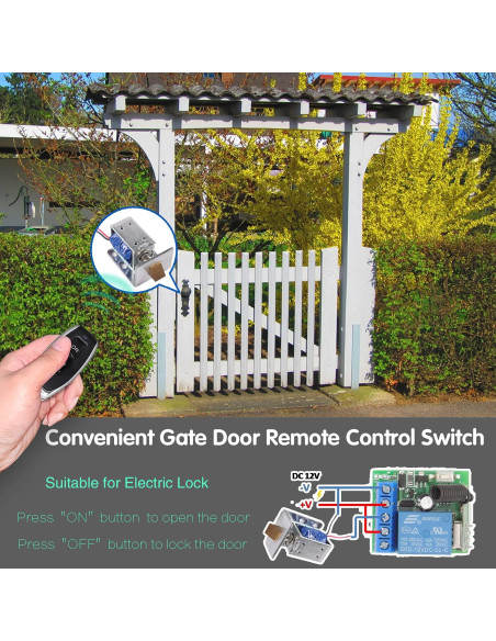 Interruptor Control Remoto Inalámbrico DieseRC 12V 1CH RF