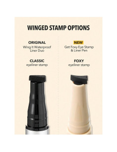 Delineador Líquido Impermeable SHEGLAM 3 en 1 Ojos Foxy 2