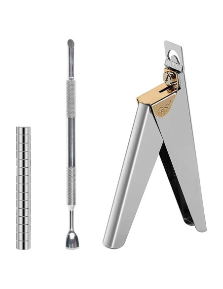 Cortador de Uñas Acrílicas KAAGEE con Medidor y 15 Imanes