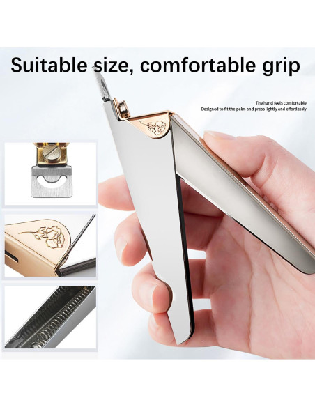 Cortador de Uñas Acrílicas KAAGEE con Medidor y 15 Imanes