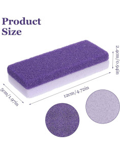 6 Piezas de Piedra Pómez Exfoliante Ptwola para Pies 2