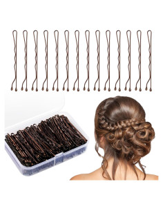 Mini Soporte para Horquillas Marrones OKAMMY - 200 Piezas