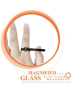 Herramienta de Medición de Talla de Anillo TANJIN 1-17 Reutilizable 2