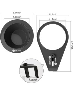 Tazón de Mezcla para Tinte de Cabello Stylance Negro 23.9x15.5cm 2