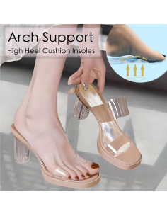 2 Pares de Plantillas de Gel Niluks para Tacones 5-9 Mujeres 2