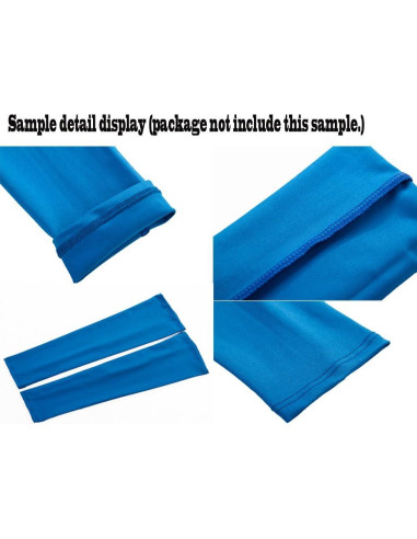 Manga de brazo deportiva XINFIRE negra con protección UV