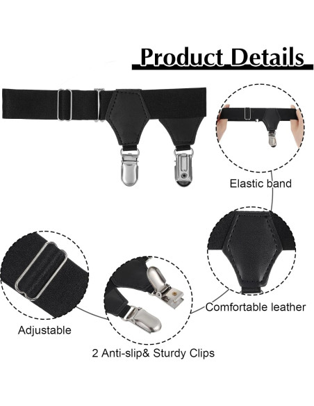 4 Sujetadores de Calcetines Antideslizantes Classicseali