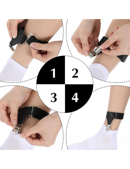 4 Sujetadores de Calcetines Antideslizantes Classicseali