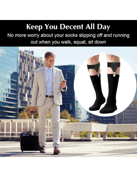 4 Sujetadores de Calcetines Antideslizantes Classicseali