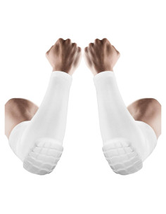 AceList Almohadillas de Codo Compresión 2PCS Negro Extra Pequeño