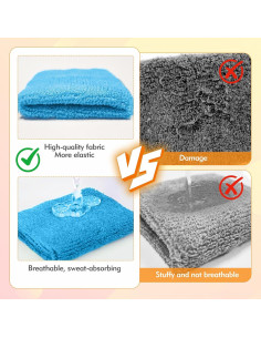 Banda de Muñeca Deportiva ldbl - Juego de 8 Unidades Absorbentes 2