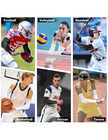 AceList Almohadillas de Codo Compresión 2PCS Negro Extra Pequeño