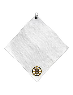 Toalla de Microfibra Team Golf Boston Bruins 15x15 cm Blanca