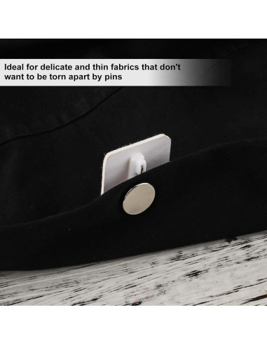 6 Piezas Convertidor de Broche Magnético Plata XIHIRCD