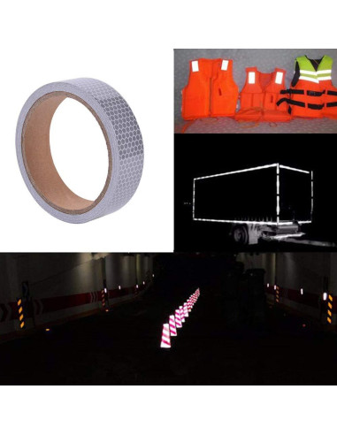 Cinta Reflectante Upstair 2.54cm x 4.57m para Seguridad Vial